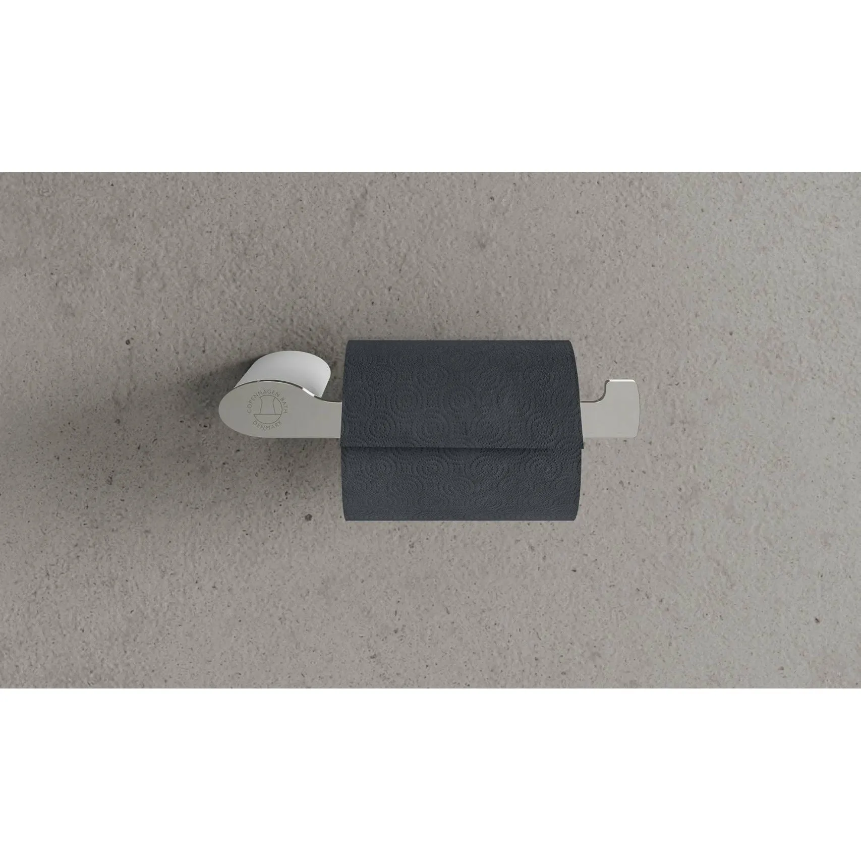 Copenhagen Bath Cb 200 Toilet Roll Holder, Mat White