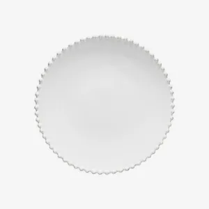 Costa Nova | Pearl White Dinner plate