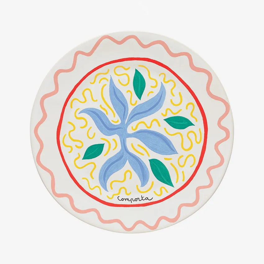 Costa Nova | Summer Bliss Dinner Plate - Seaweed