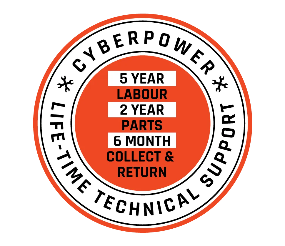 Cyberpower Eurus i5 8GB 500GB SSD GTX 1650 Windows 11 Gaming PC