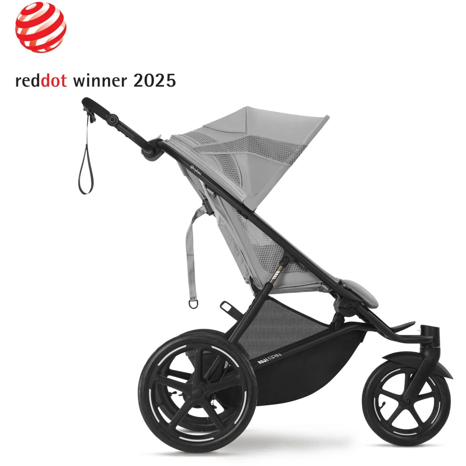 Cybex Avi Spin BLK Fog Grey light grey