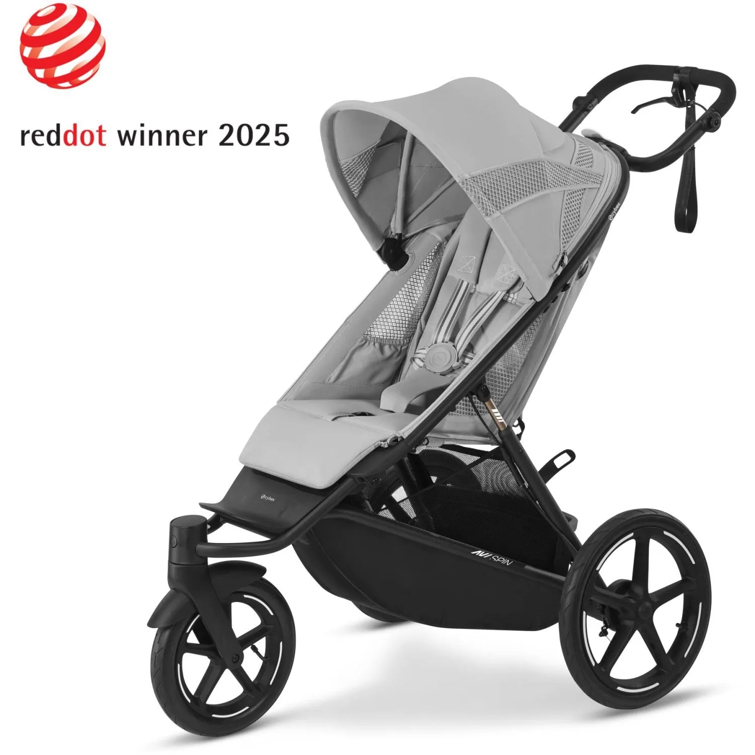 Cybex Avi Spin BLK Fog Grey light grey