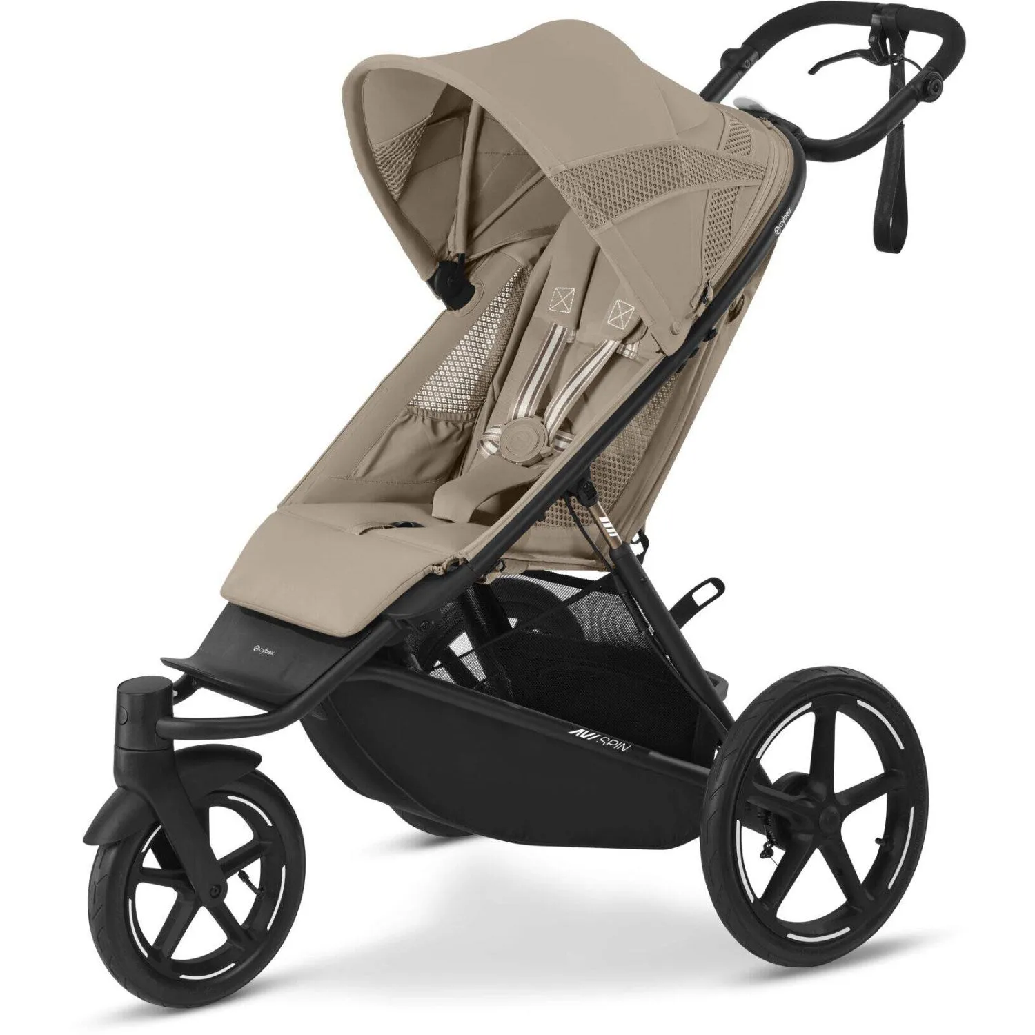 Cybex Avi Spin BLK Stroller Beige Almond Beige
