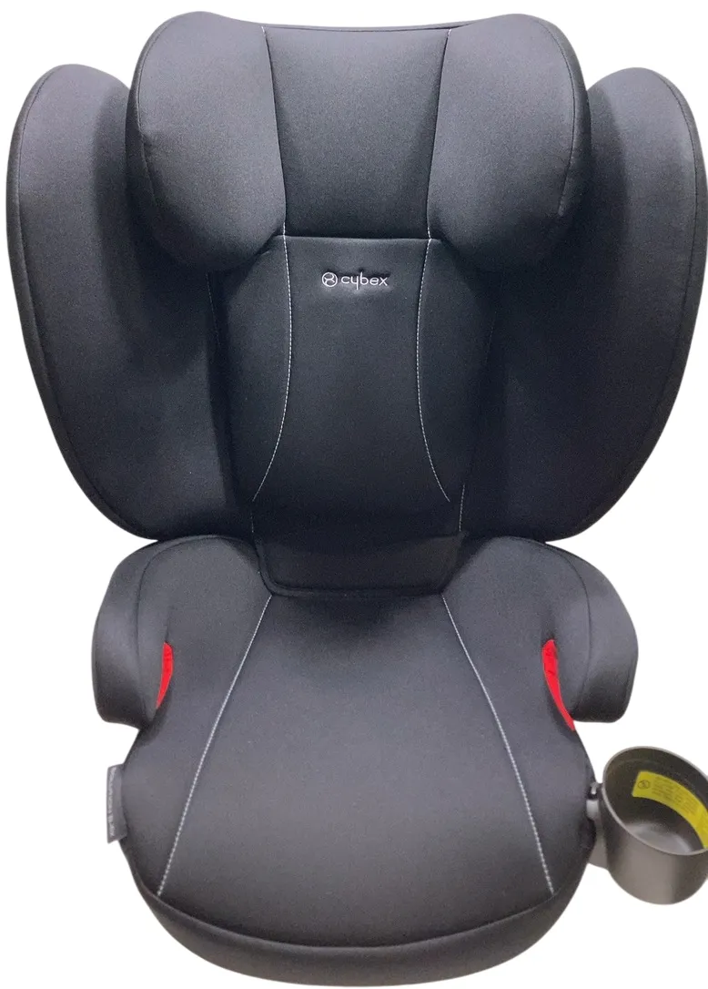 Cybex Solution B-Fix High Back Booster Seat, 2022, Volcanic Black