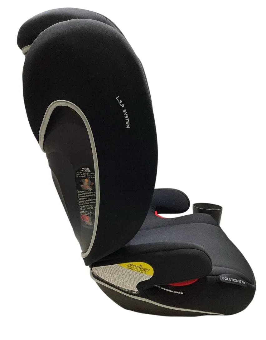 Cybex Solution B-Fix High Back Booster Seat, 2022, Volcanic Black