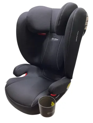 Cybex Solution B-Fix High Back Booster Seat, 2022, Volcanic Black