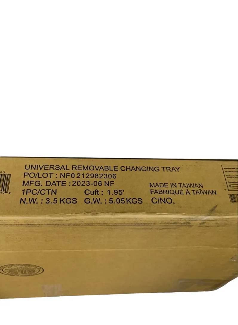 DaVinci Universal Removable Changing Tray, Fog Gray