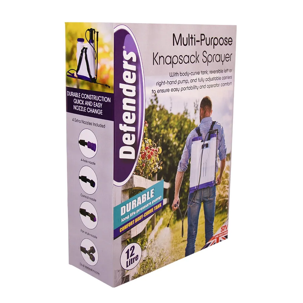 Defenders Multi-Purpose Knapsack Pressure Sprayer - 12L