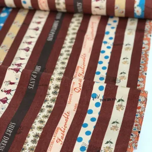 Design Stripes - Brown - Suzuko Koseki - Yuwa
