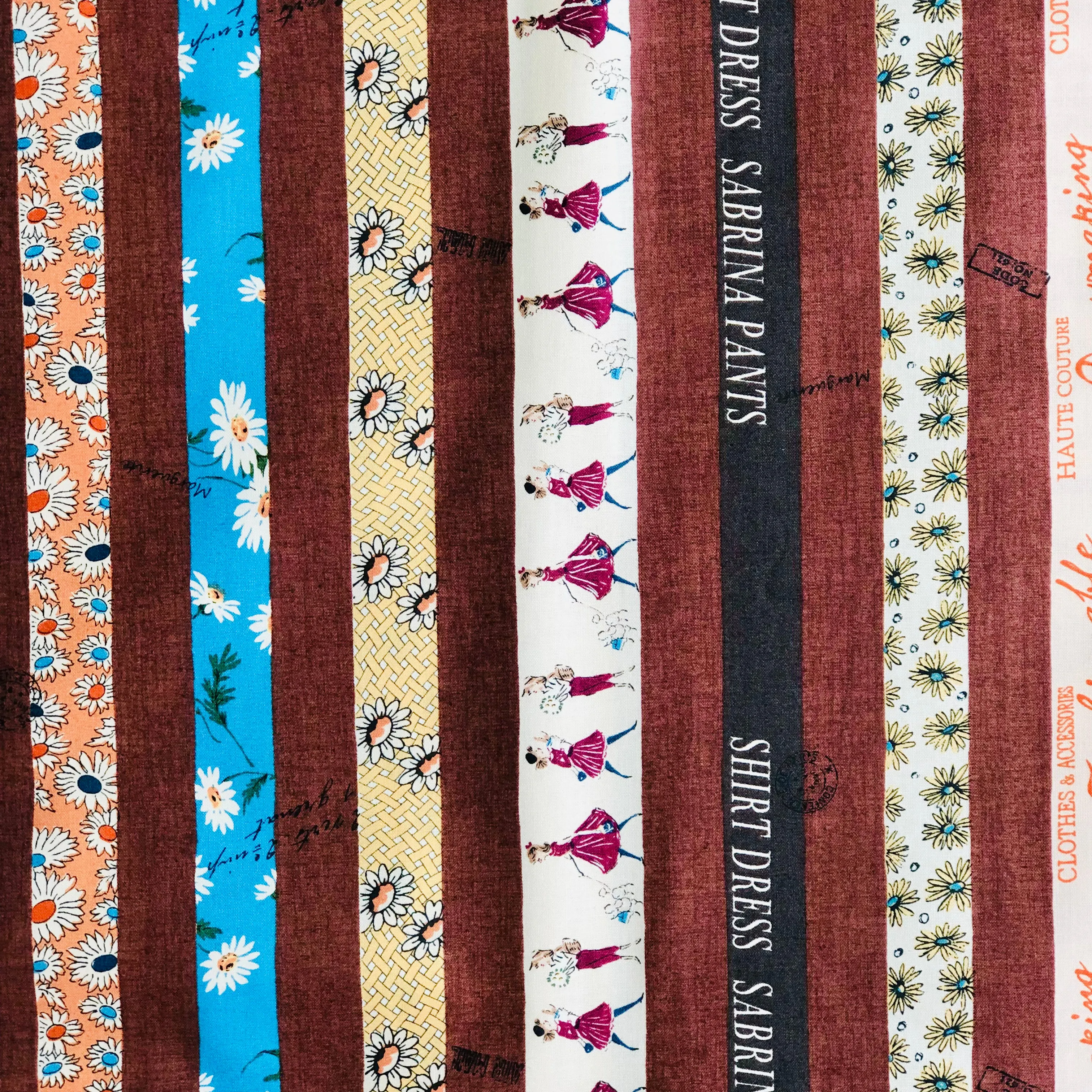 Design Stripes - Brown - Suzuko Koseki - Yuwa