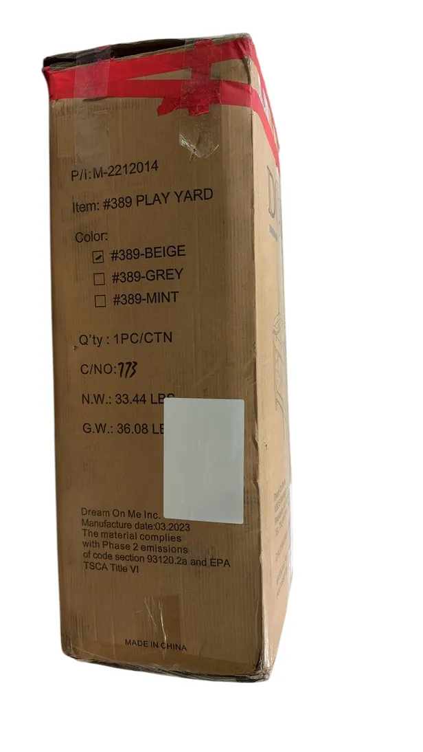 Dream On Me Deluxe Nap N Pack 3-in-1 Convertible Playard, Beige