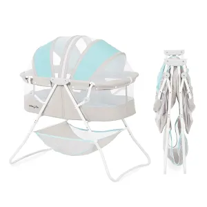 Dream On Me Karley Bassinet, Blue/Grey, Original