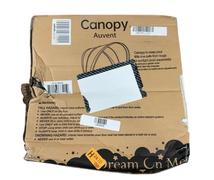 Dream On Me Snug N' Play Canopy, Black