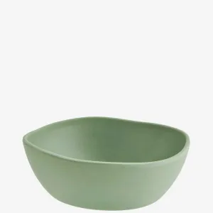 Eco Sustainable Melamine Bowl - Matt Basil Green
