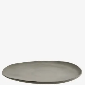 Eco Sustainable Melamine Dinner Plate - Matt Dark Grey