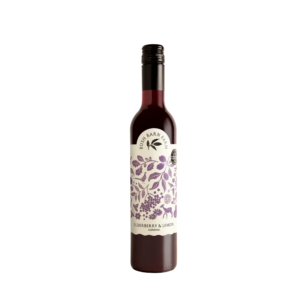 Elderberry & Lemon Cordial 500ml