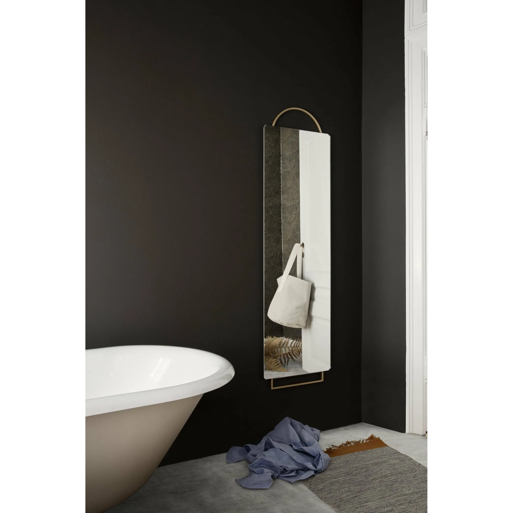 Ferm Living Adorn Mirror Brass, 159cm