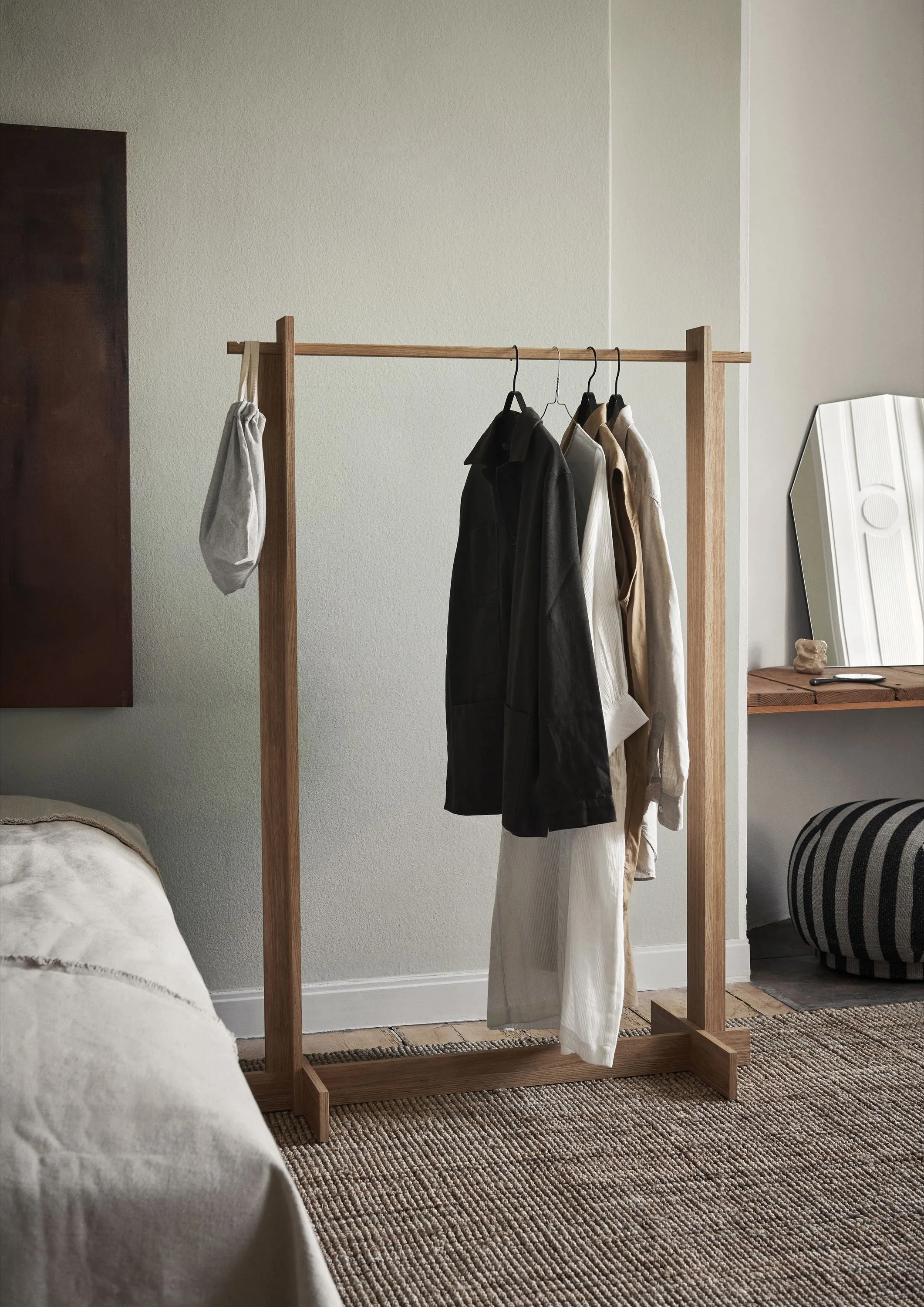 Ferm Living Bridge Clothes Rack, Oiled Oak