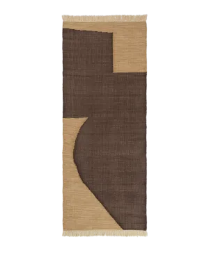 Ferm Living Forene Runner 80 X 200 Tan/Chocolate