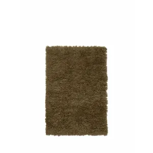 Ferm Living Meadow High Pile Rug Small, Tapenade
