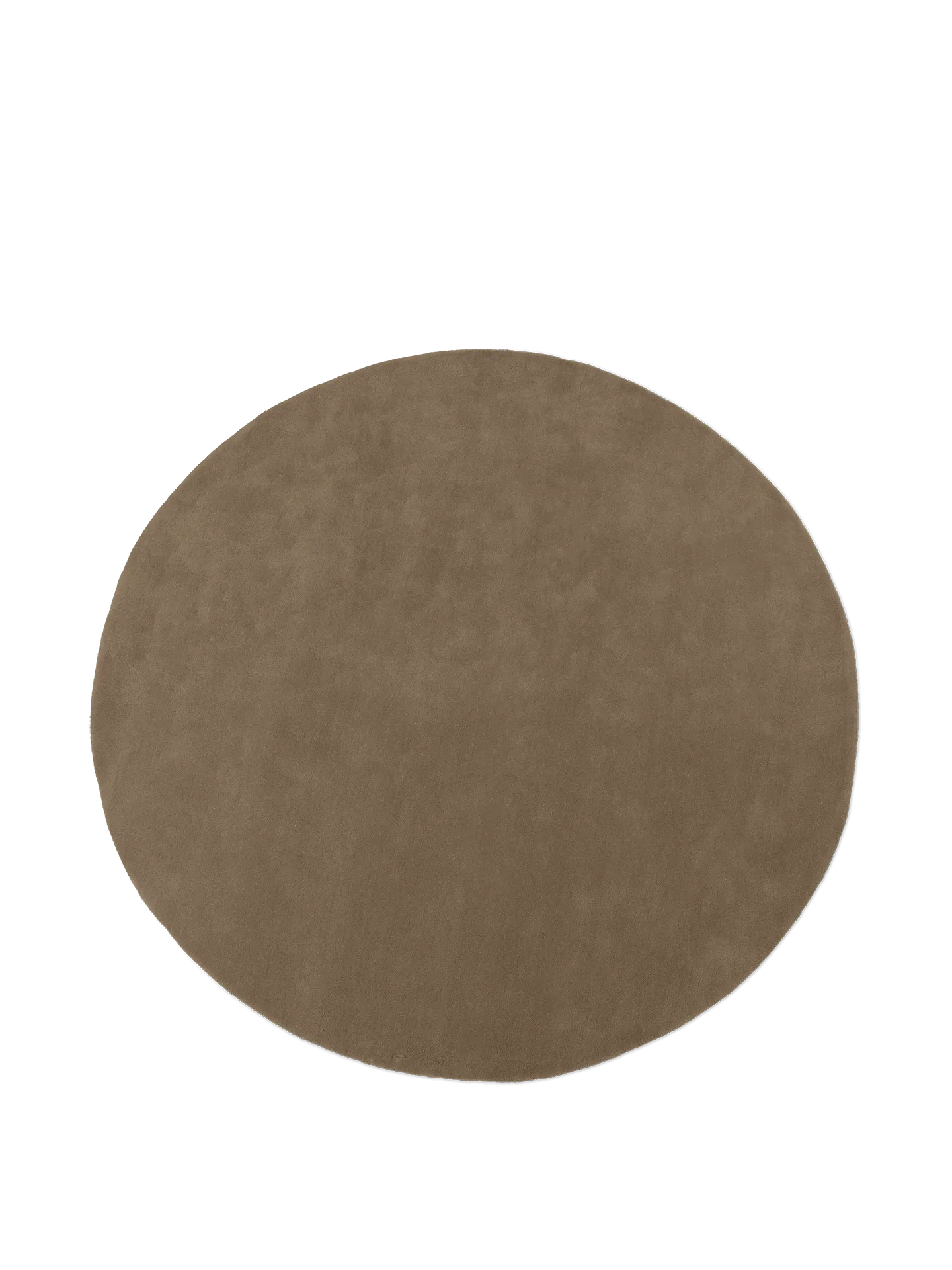 Ferm Living Stille Tufted Rug ø240 Ash Brown