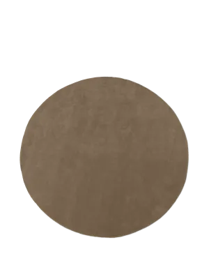 Ferm Living Stille Tufted Rug ø240 Ash Brown