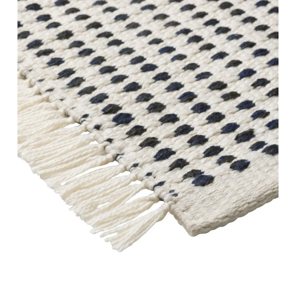 Ferm Living Way Outdoor Rug White Blue, 200x140 Cm