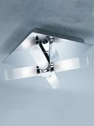 Franklite CF1286 240mm Square Flush Light IP44