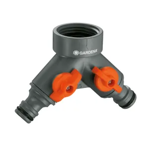 Gardena Twin Tap Connector 26.5mm (G ")