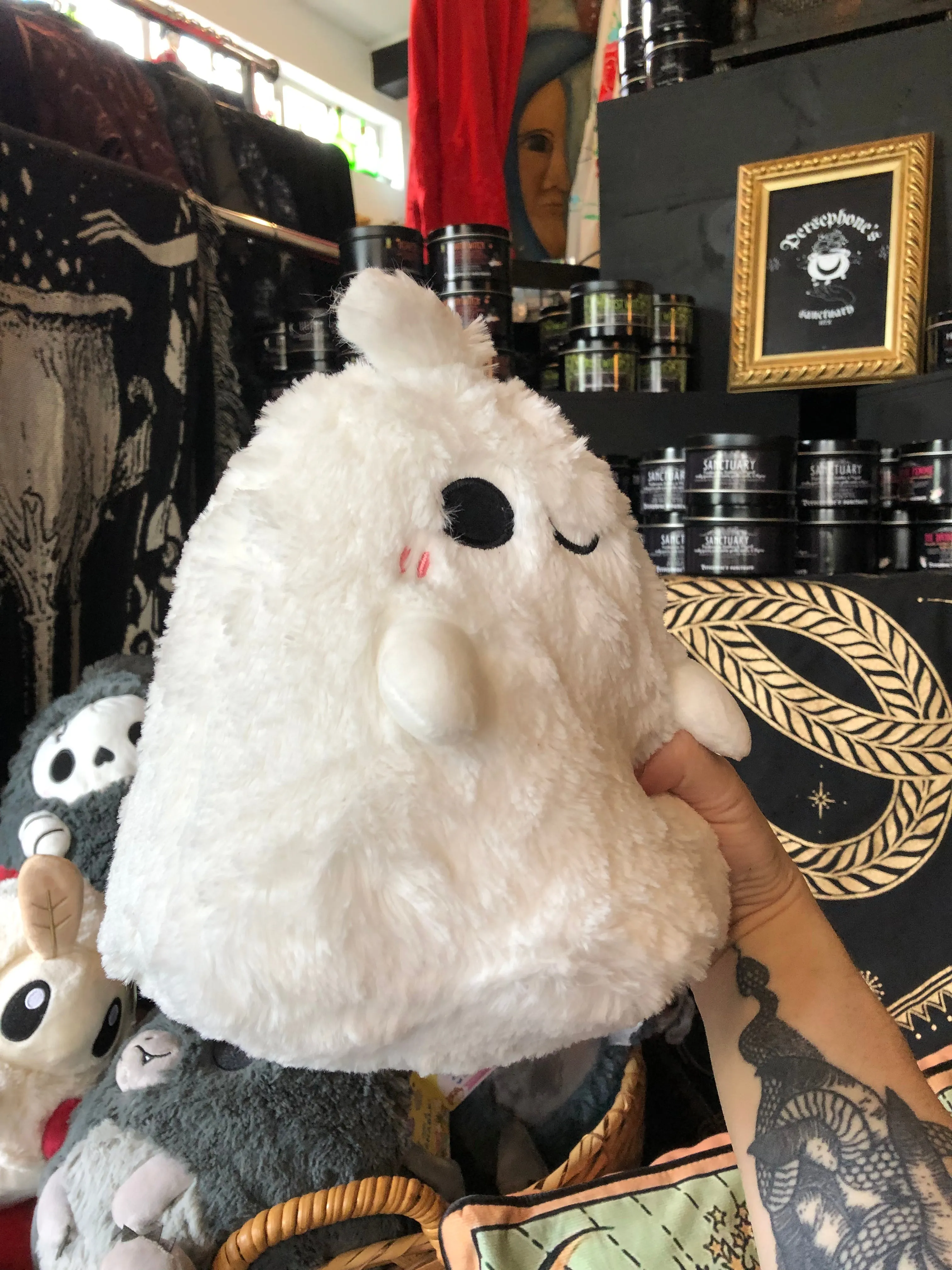 Ghost Stuffie - Plush Toy - Mini Squishable - Soft