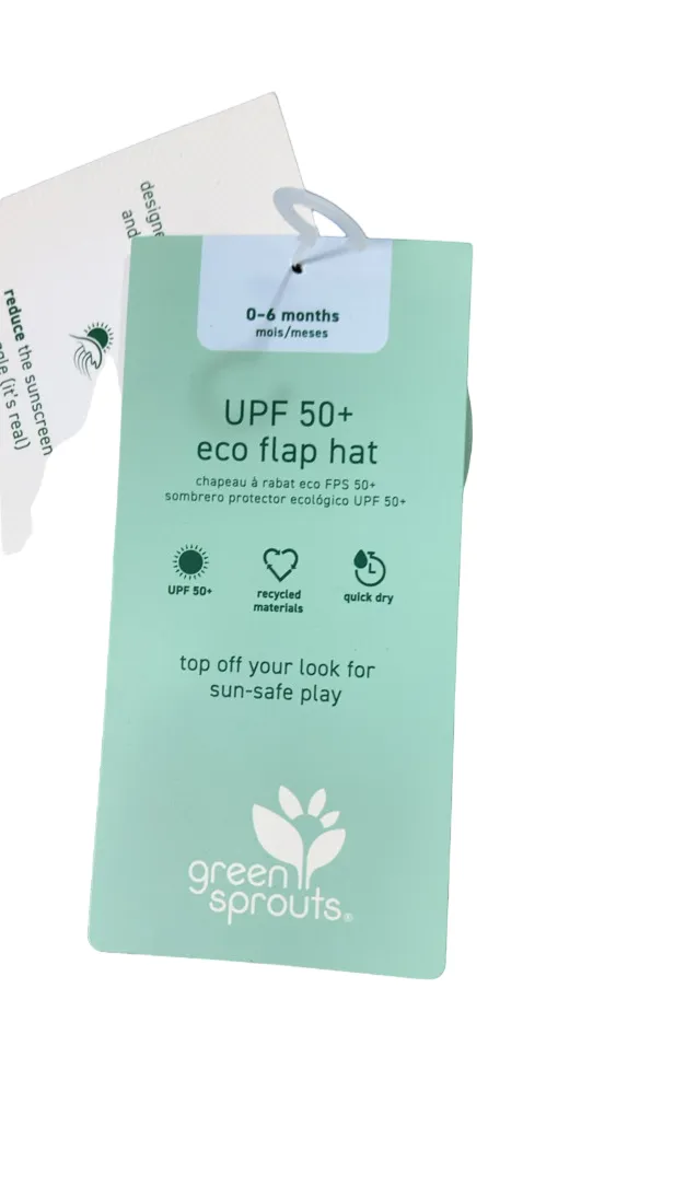 Green Sprouts UPF 50  Snap Swim Diaper & Rashguard Set with Brim Hat, White/Navy Turtle Journey/Cobalt