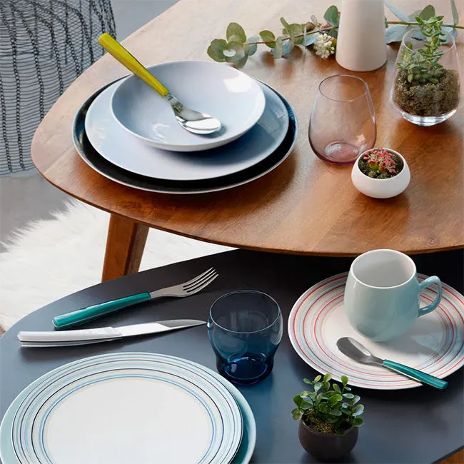 Guy Degrenne | Quartz Mirror Multicolor Flatware - Set of 24
