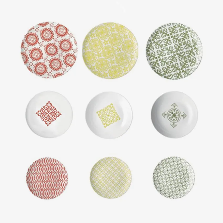 Guzzini | Le Maioliche Place Settings Assorted - Set of 6