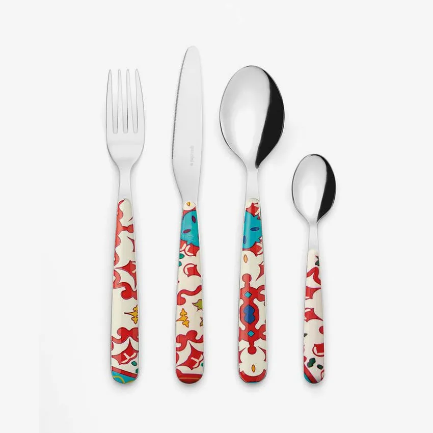 Guzzini | "Flower & Lemon" 24-Piece Cutlery Set