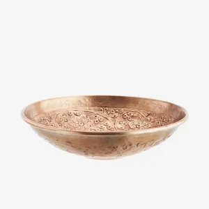 Hand Hammered Aluminium Bowl - Copper