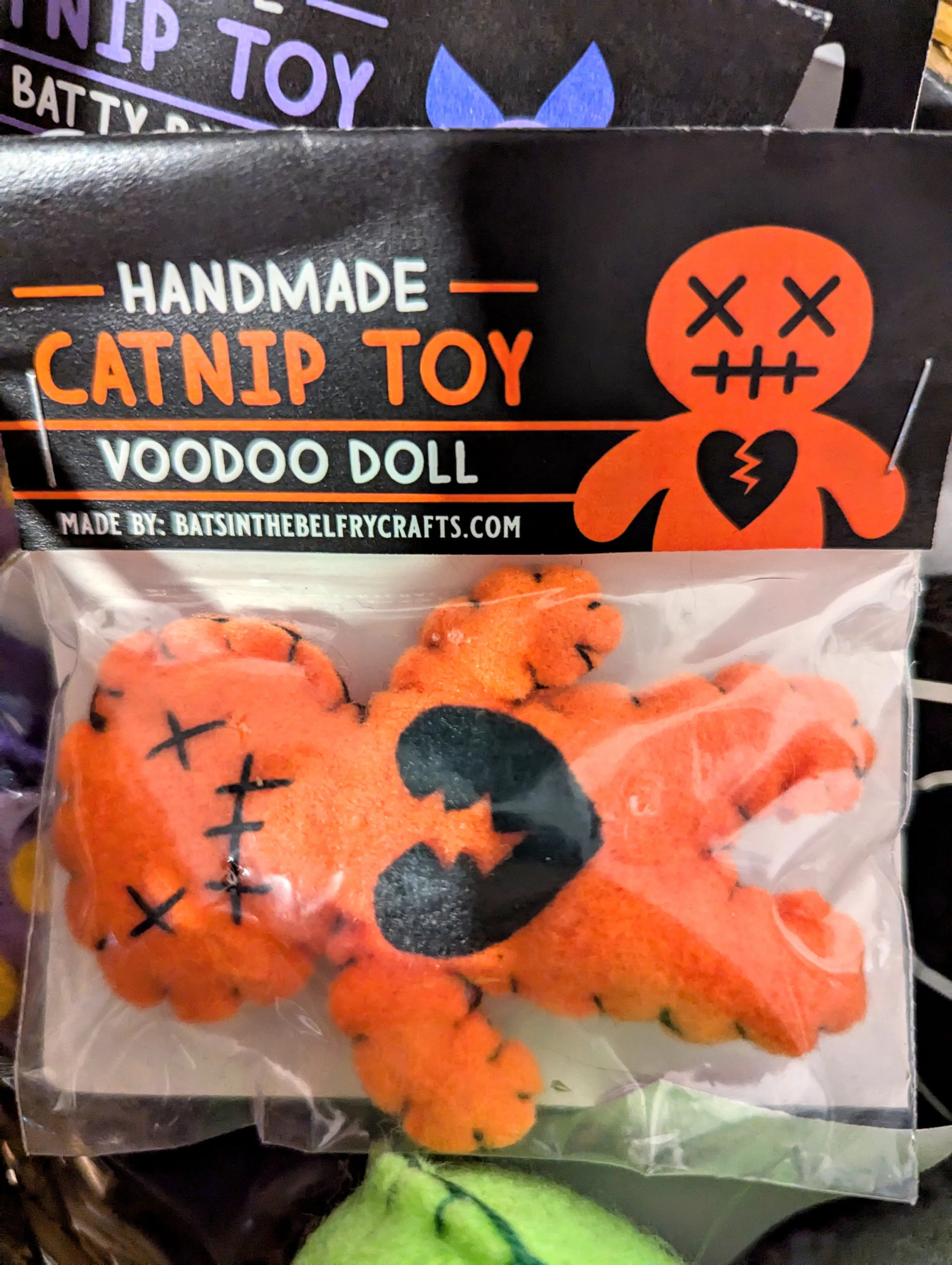Handmade Catnip Toys - Bats In The Belfry Crafts