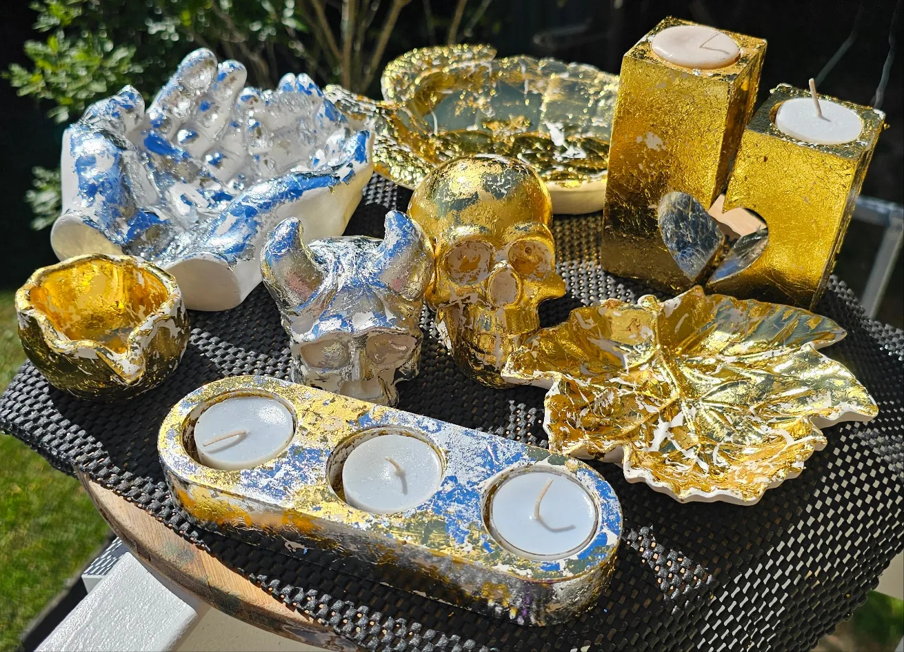 HANDMADE GOLD & SILVER PLASTER GOODIEZ