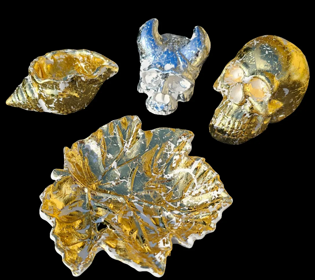HANDMADE GOLD & SILVER PLASTER GOODIEZ