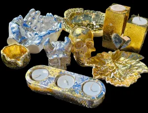 HANDMADE GOLD & SILVER PLASTER GOODIEZ