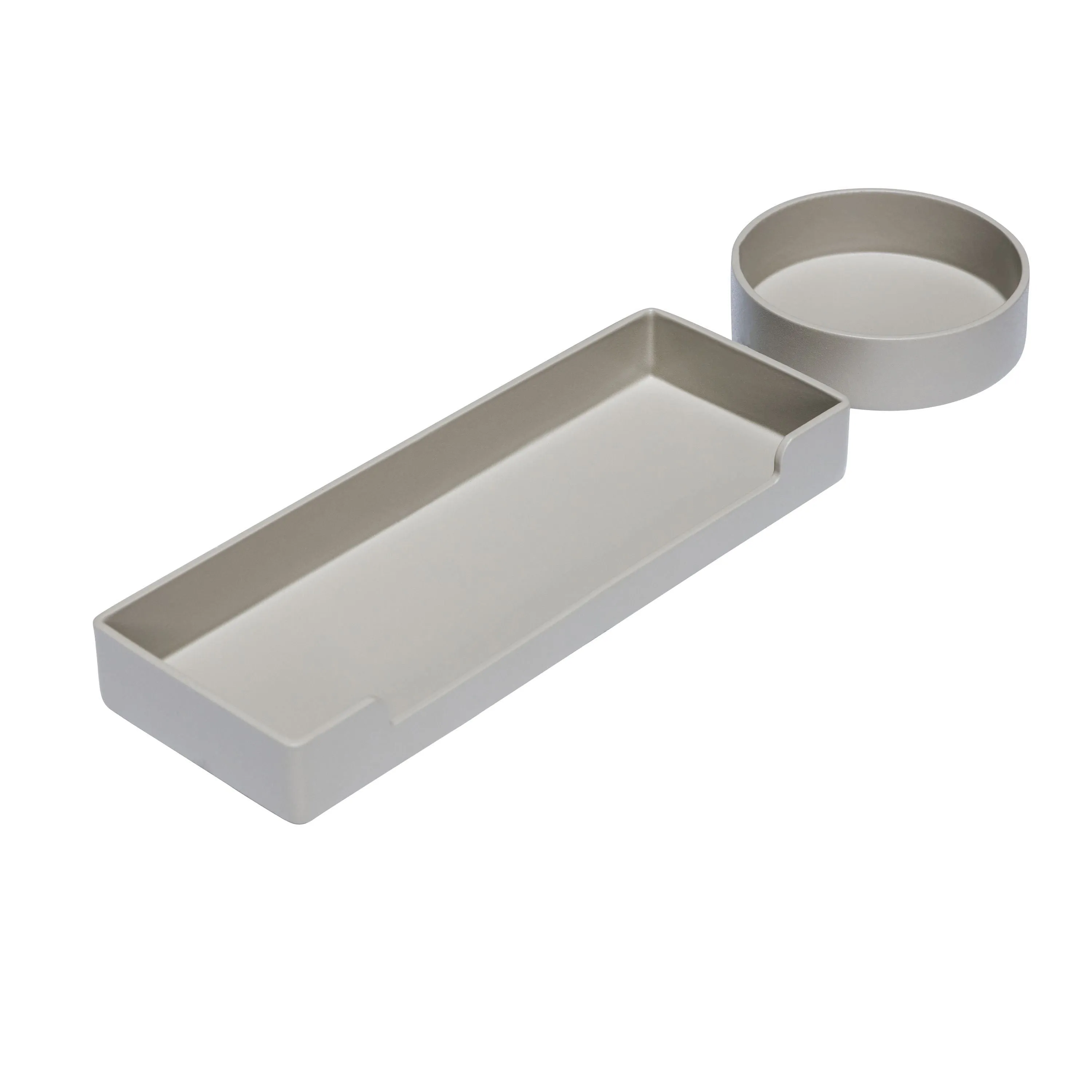 Hübsch District Storage Tray Square, Light Grey