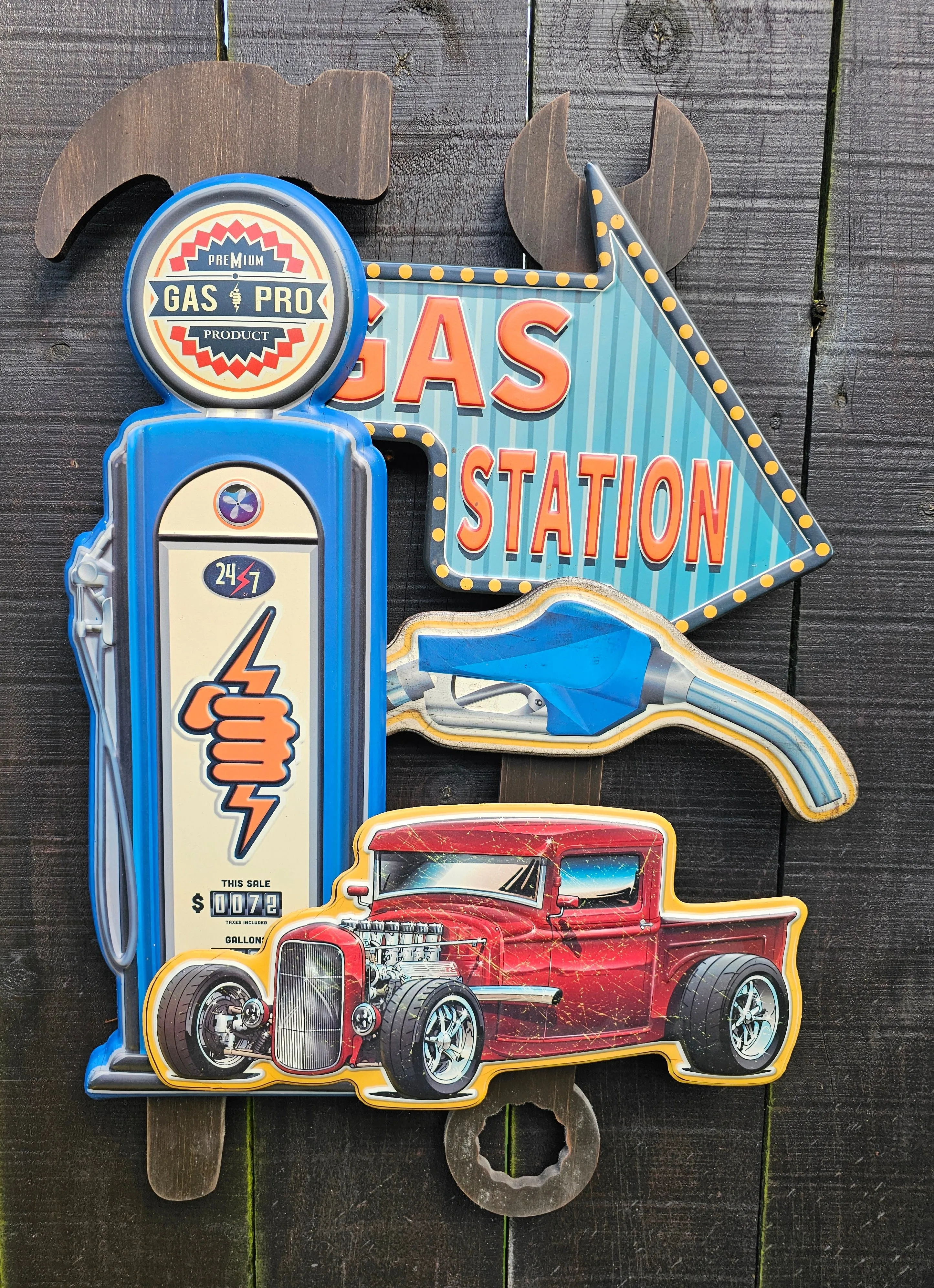 HOT ROD WALL ART
