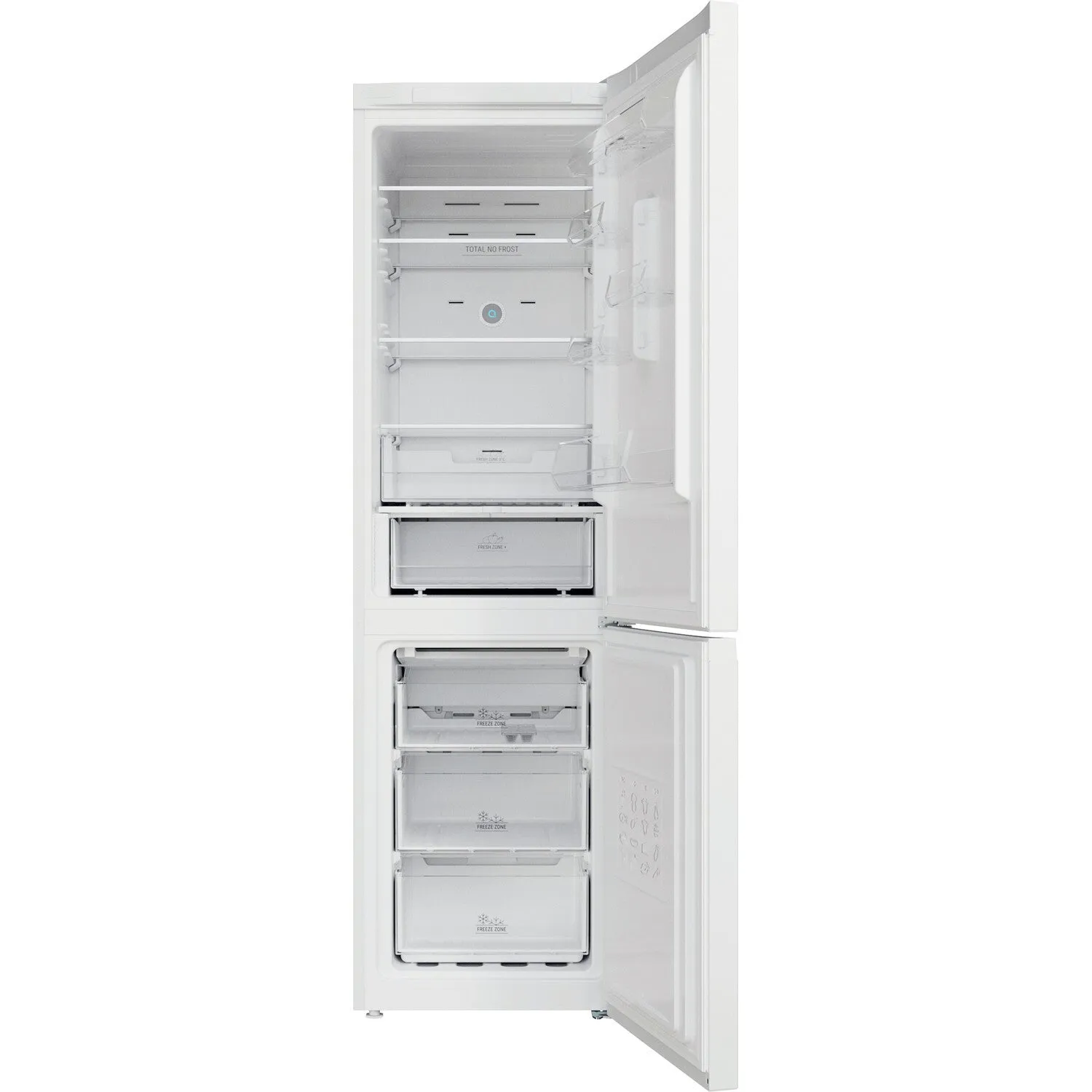 Hotpoint H7X 93T W Freestanding 367L Fridge Freezer - White, D Rated
