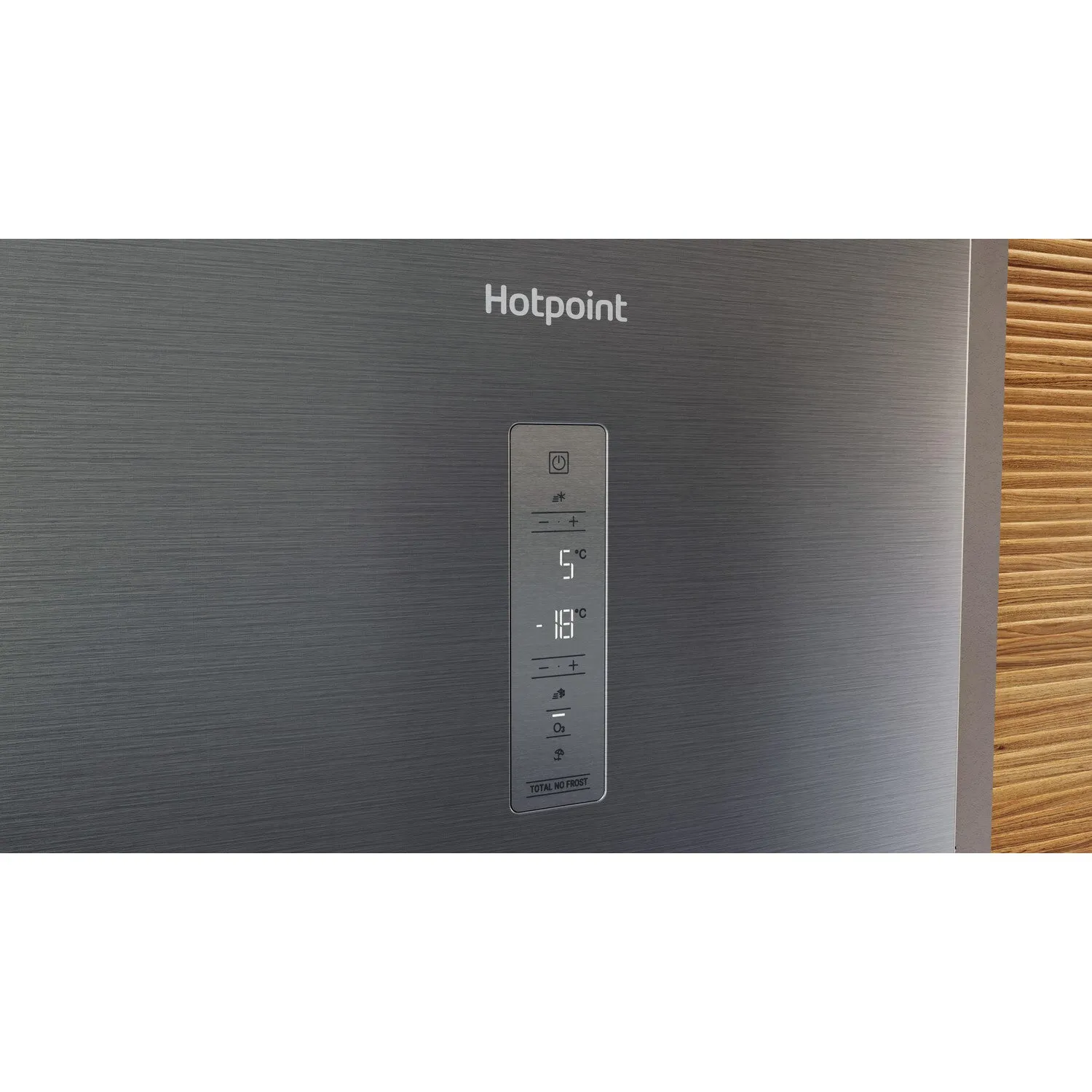 Hotpoint H9X 94T SX Freestanding 367L Fridge Freezer - Graphite, C Rated