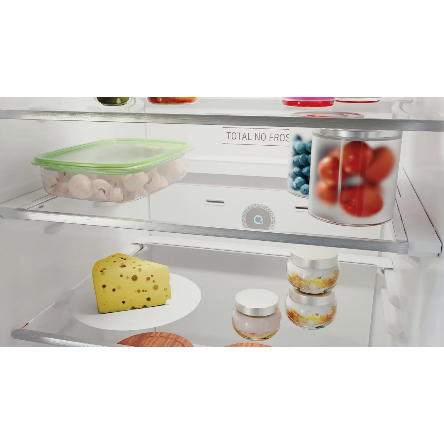 Hotpoint H9X 94T SX Freestanding 367L Fridge Freezer - Graphite, C Rated