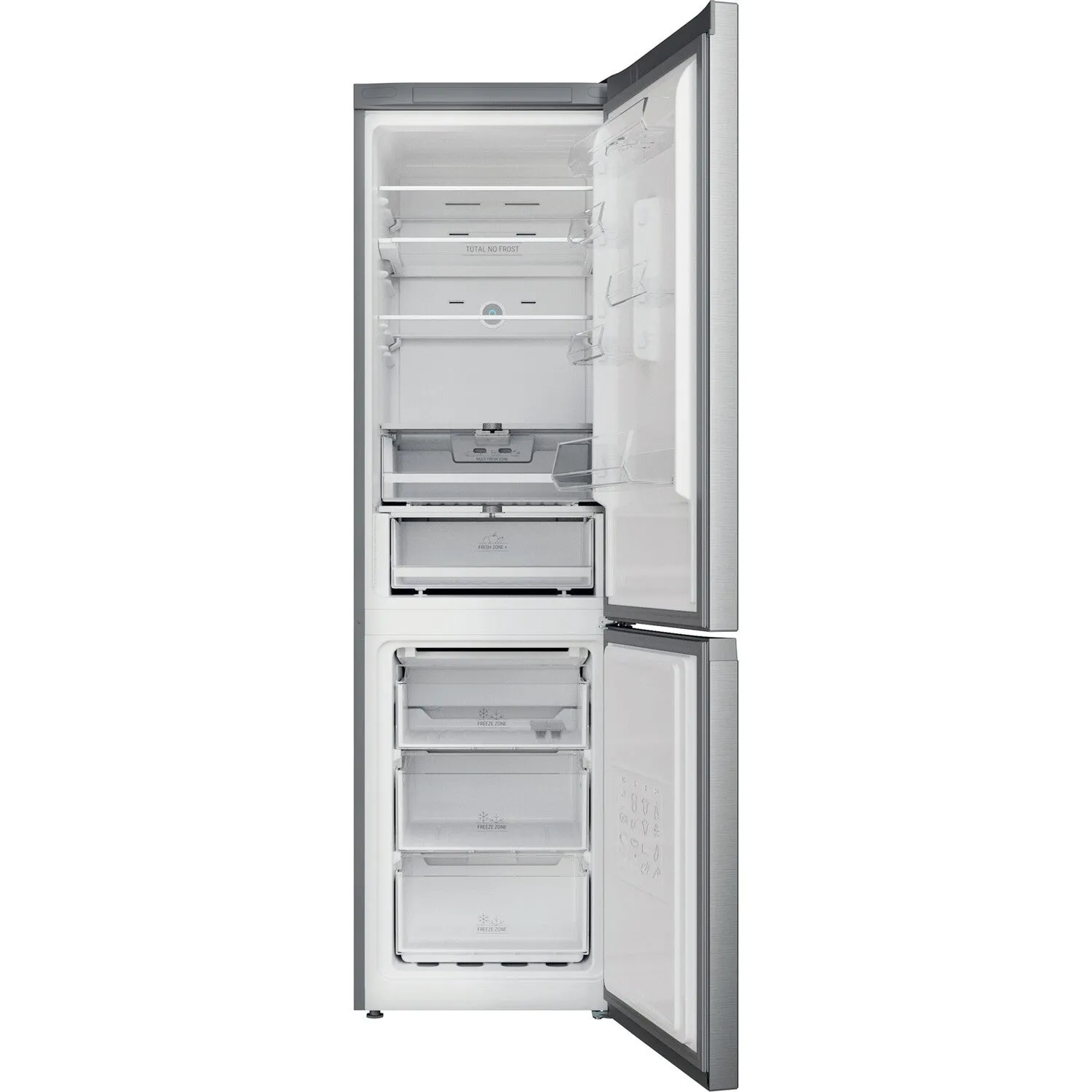 Hotpoint H9X 94T SX Freestanding 367L Fridge Freezer - Graphite, C Rated