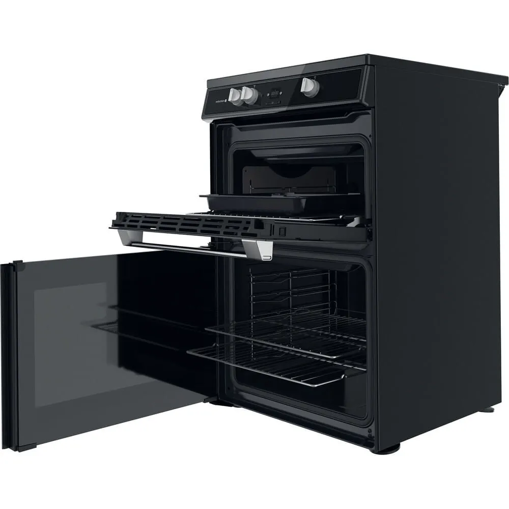 Hotpoint HDT67I9HM2C/UK Freestanding Electric Cooker - Induction Hob, Black