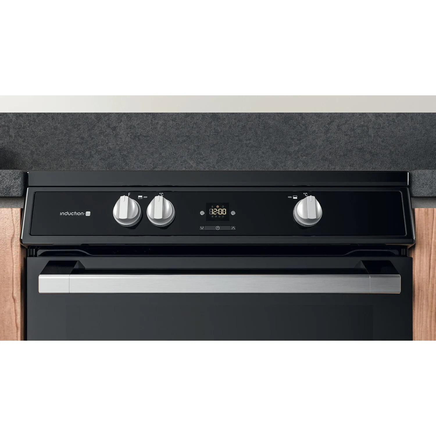Hotpoint HDT67I9HM2C/UK Freestanding Electric Cooker - Induction Hob, Black