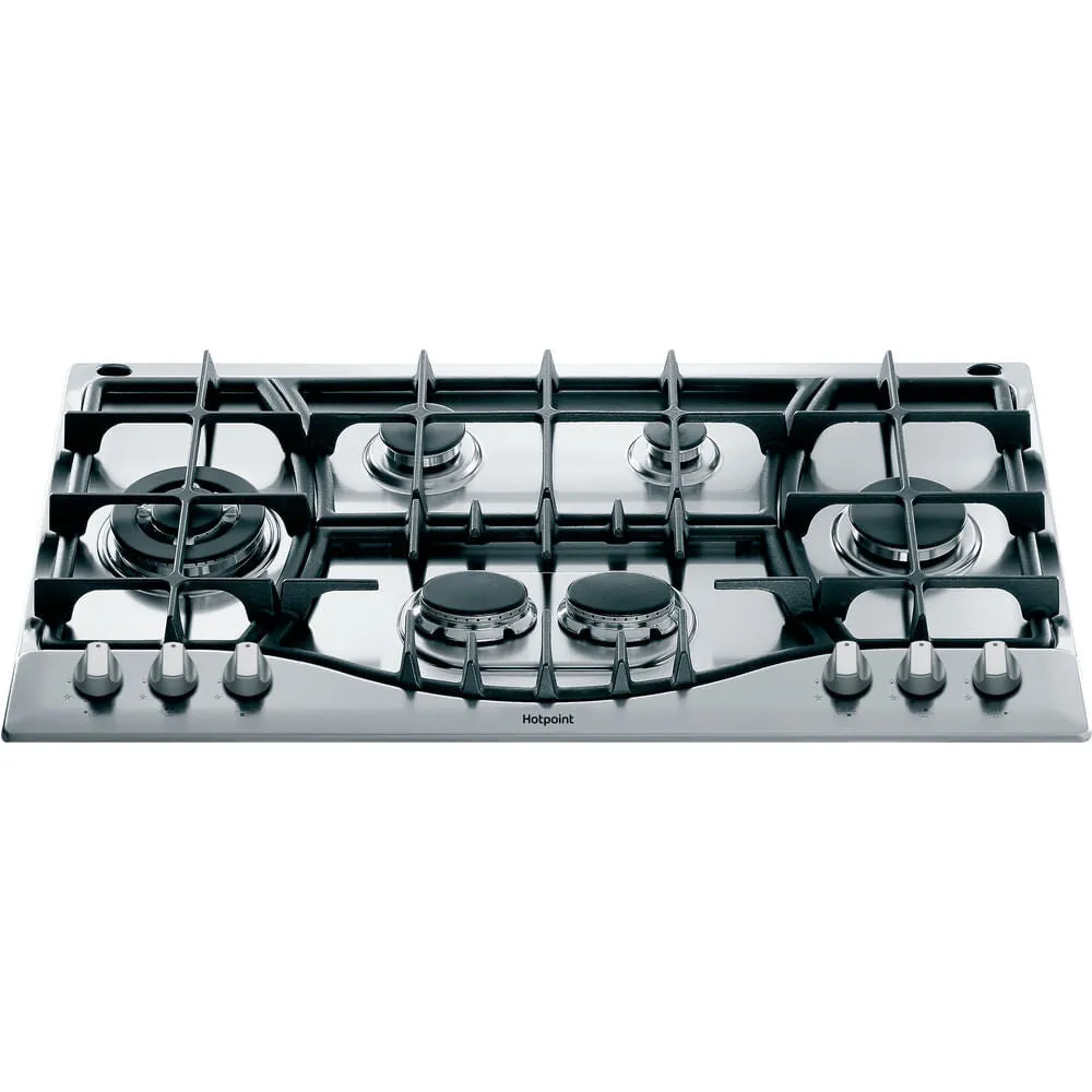 Hotpoint PHC 961 TS/IX/H Built-in 87cm Gas Hob - 6 Zones, Stainless Steel
