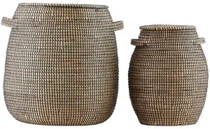 House Doctor Baskets, Hd Effect, Black/Natural