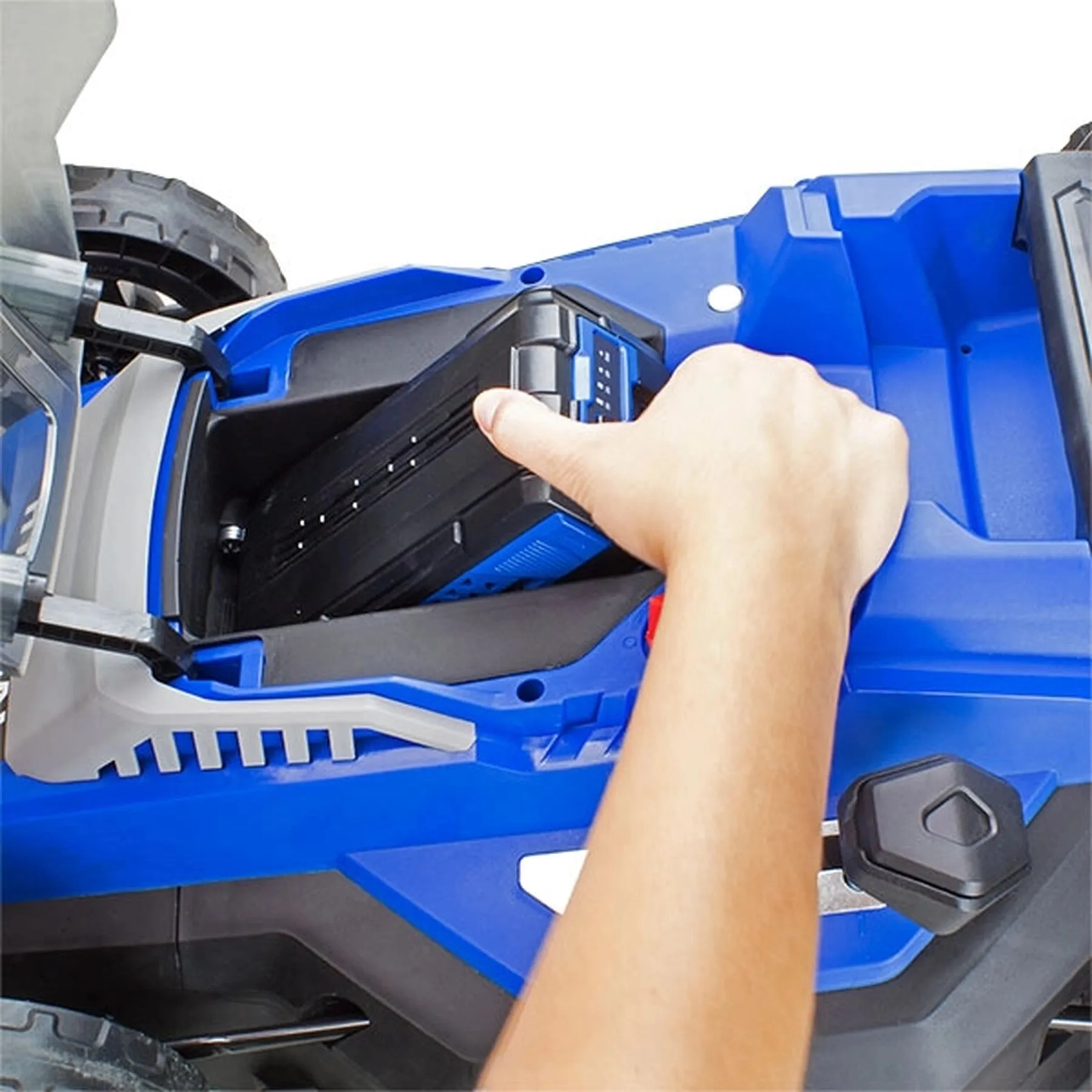 Hyundai HYM40LI380P Cordless Roller Lawn Mower 38cm - Battery & Charger